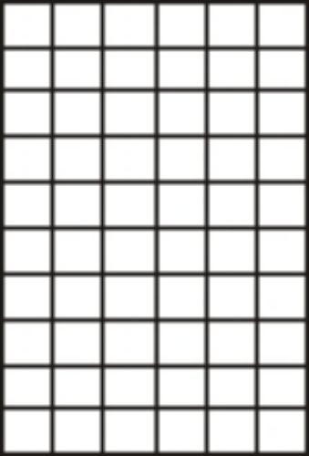 Afbeeldingen van Etiket blanco A4- 32 x 25 mm afneembaar