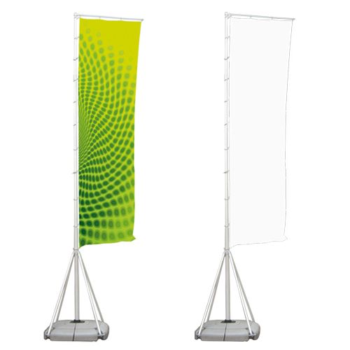 Afbeeldingen van Mobiele vlag frame Salvador 500 cm