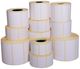 Afbeeldingen van Thermische etiketten 56 x 25 mm met stuurgat, permanent (thermo top)