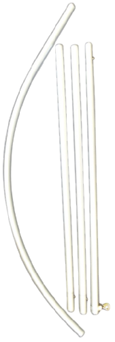 Afbeeldingen van Mast - Frame tbv beachflag 230x60 cm