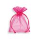 Afbeeldingen van Organza zakje 7,5x10cm, magenta
