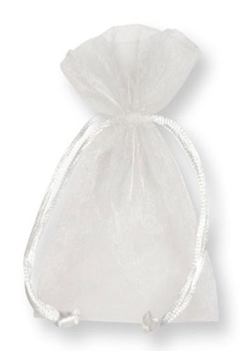 Afbeeldingen van Organza zakje 17x24cm, wit