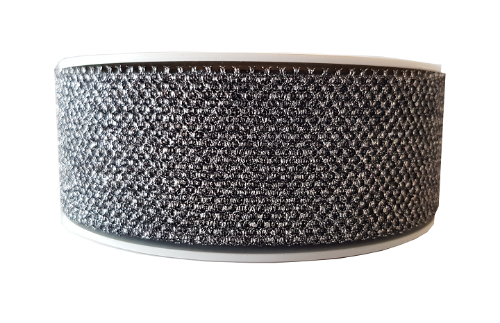 Afbeeldingen van Tule metallic 30mm, Antraciet