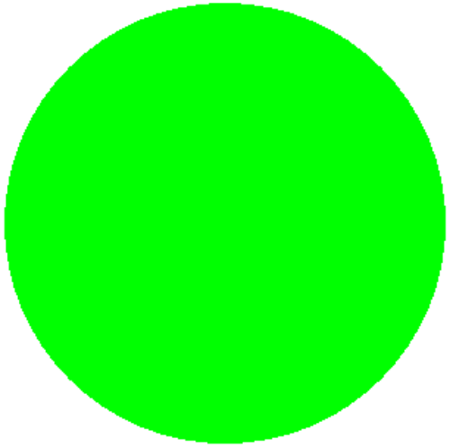 Afbeeldingen van Actiesticker 35mm permanent, fluor groen