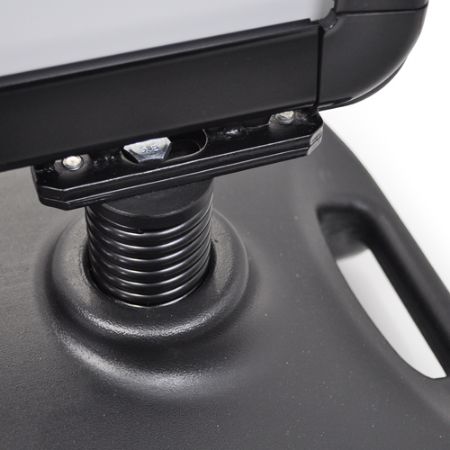 Afbeeldingen van Stoepbord Pro A0 met watertank, Zwart | Topbord geschikt