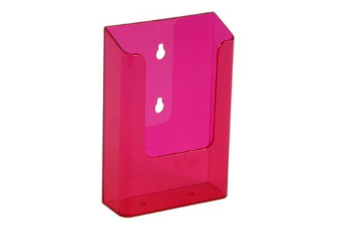 Afbeeldingen van Folderhouder wand 1/3 A4 Neon Red