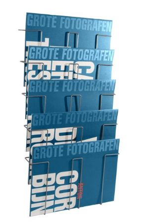 Afbeeldingen van Draadfolderhouder wand 5 vaks A3 landscape