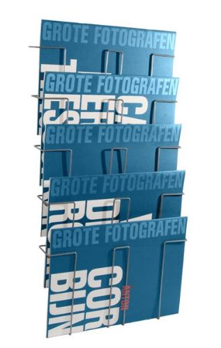 Afbeeldingen van Draadfolderhouder wand 5 vaks A3 landscape