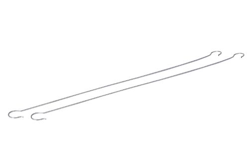 Afbeeldingen van C-haken dubbel, lengte 500mm, 2mm