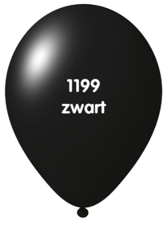 Afbeeldingen van Ballonnen Zwart 85/95