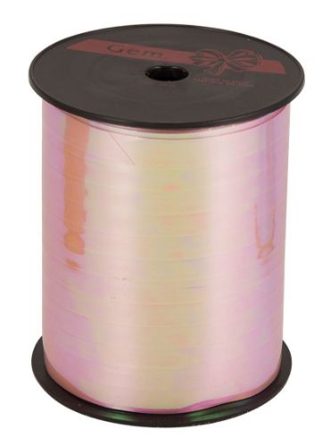 Afbeeldingen van Krullint parelmoer Lichtroze 10mm x 250m