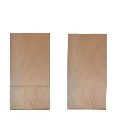 Afbeeldingen van Kraft papieren zakken Bruin - 14x8x26cm