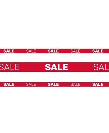 Railstrook/Schapstrook SALE Rood 26x900mm
