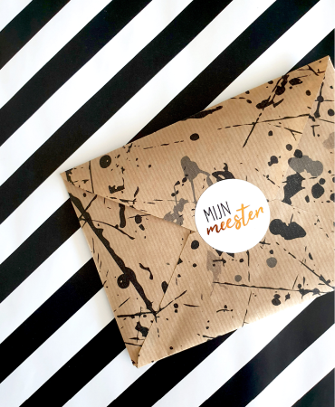 metallic en kraft cadeaupapier - sfeerbeeld 1