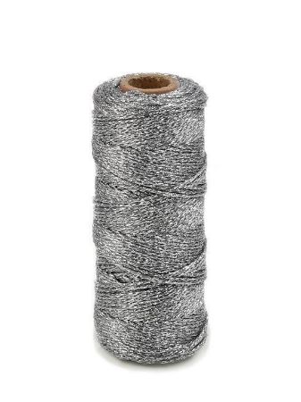 Flashy cord koord / touw zilver - cadeaulint