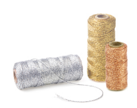Flashy coord koord / touw zilver - cadeaulint - sfeer