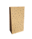 Kraft papieren zakken Bruin - Dots Zwart