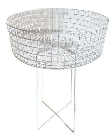 Stortmand / Draadmand, diam. 49,5cm x 86cm hoog