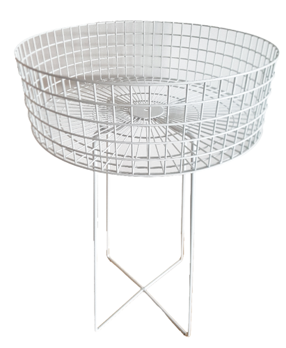 Stortmand / Draadmand, diam. 49,5cm x 86cm hoog