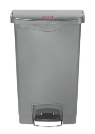 Rubbermaid Slim Jim Front Step pedaalemmer 50ltr - Grijs