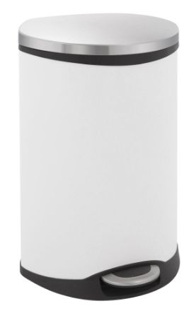 EKO Shell Bin pedaalemmer 50 ltr - Wit