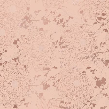 Metallic cadeaupapier 30cm 100m - Coco coral
