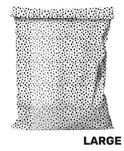 Verzendzakken 101 Dots 450x550+50mm met afsluitstrip