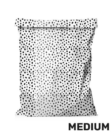 Verzendzakken 101 Dots 360x450+50mm met afsluitstrip