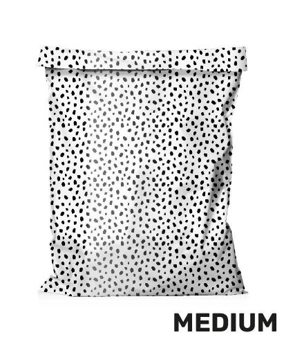 Verzendzakken 101 Dots 360x450+50mm met afsluitstrip
