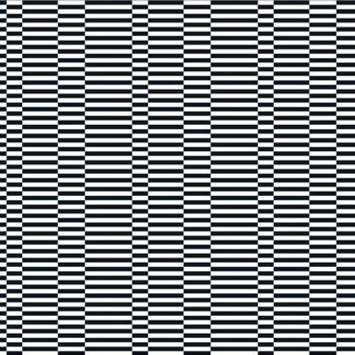 Afbeeldingen van Coated cadeaupapier 200m - Magic Stripes Black/white