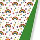 Afbeeldingen van Coated cadeaupapier 175m - Kids Rainbow DZ Geen