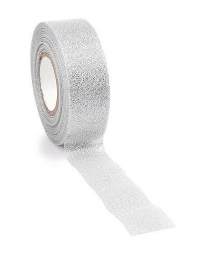 Lucente lint 30mm - Zilver - glitter