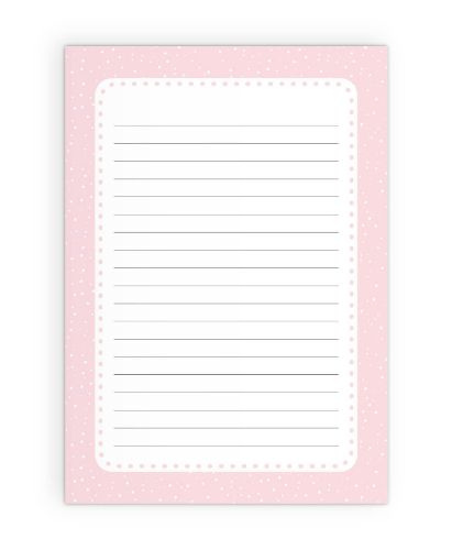 KP® Notitieblokken A5 - Sweet Confetti roze - 5 stuks